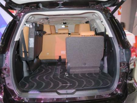 Toyota Fortuner. Price $63,800. 2.8 L Turbo. 6 speed automatic transmission. Cooler Box. 6 speakers.