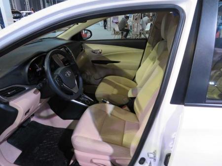 Toyota vios. Price $21,800. 1.3 Liter gasoline. Continuously Variable Transmission (CVT). Comes in 4 grades G, E2, J, T4. Push Start (For Grade G E2). 