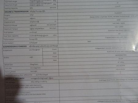 new nissan terra car launching 16 - 17 Feb Myanmar Plaza